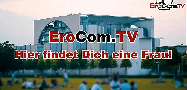  EroCom Date - Deutsche Blondine bei echtem Blinddate casting abgeschleppt und ohne gummi gefickt